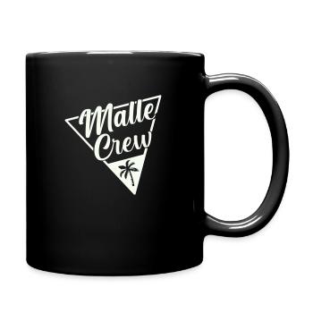 malle crew mallorca - Tasse einfarbig - Schwarz - Rechts