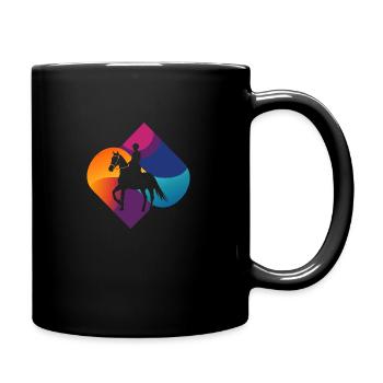 Club d’équitation de dressage - Mug uni - noir - Droite