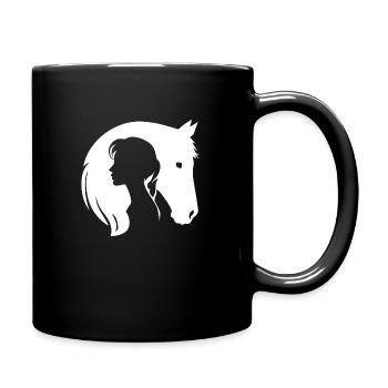 Equestrian Elegance - Full Colour Mug - black - Right