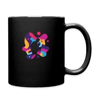 Instrument à vent Jazz - Mug uni - noir - Droite
