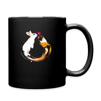 Nagetiere - Tasse einfarbig - Schwarz - Rechts