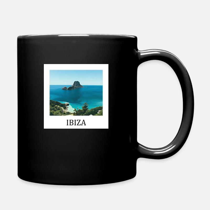 Ibiza - Full Colour Mug - black