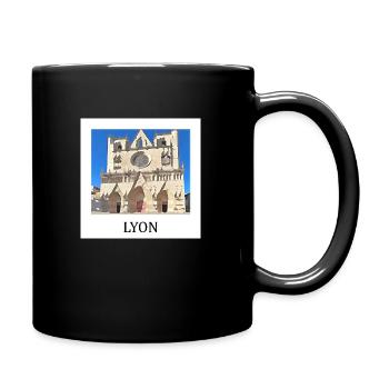 Lyon - Mug uni - noir - Droite