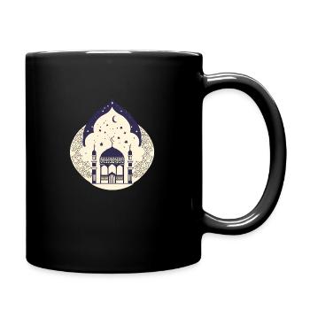 Ramadan Gift Eid Mubarak Islam Allah Muslim - Full Colour Mug - black - Right