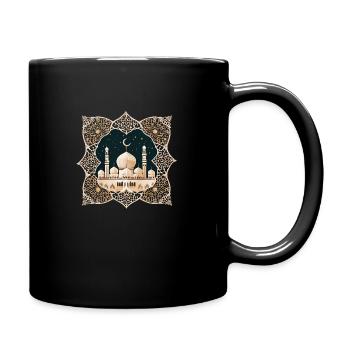 Ramadan Gift Eid Mubarak Islam Allah Muslim - Full Colour Mug - black - Right