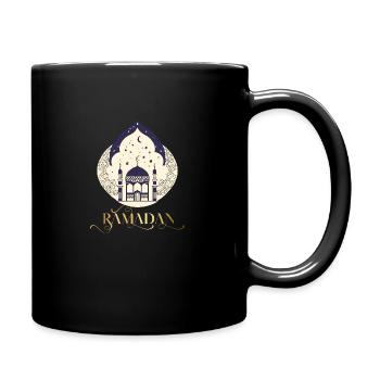 Ramadan Gift Eid Mubarak Islam Allah Muslim - Full Colour Mug - black - Right