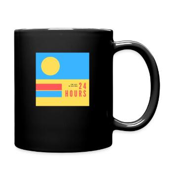 Design rétro 1 L’art de courir aux 24 Heures - Mug uni - noir - Droite