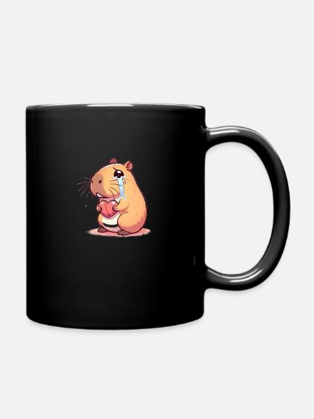capybara - Mug uni - noir