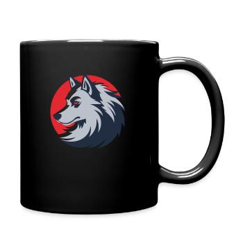 Sun Wolf - Full Colour Mug - black - Right