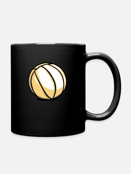 Volleyball Volleyball Team - Full Colour Mug - black