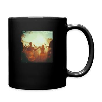 Sun - Tasse einfarbig - Schwarz - Rechts