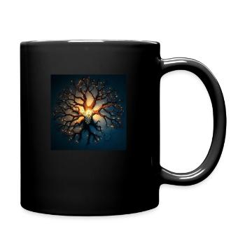 A creative light art piece - Full Colour Mug - black - Right