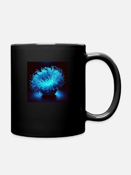 Anemone - Tasse einfarbig - Schwarz