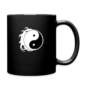 Ying YangWeiß - Tasse einfarbig - Schwarz - Rechts
