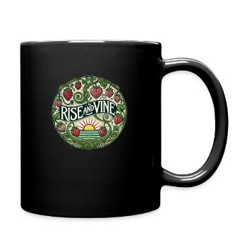 Rise and Vine - Full Colour Mug - black - Right