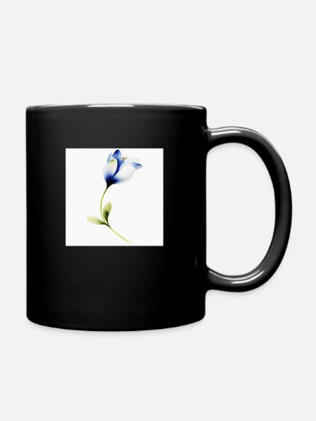 Flower - Full Colour Mug - black