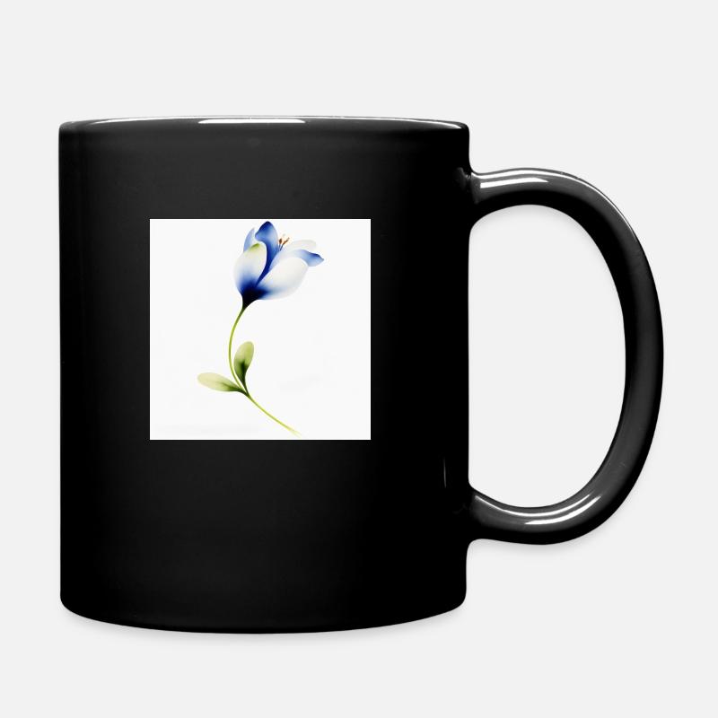 Flower - Full Colour Mug - black