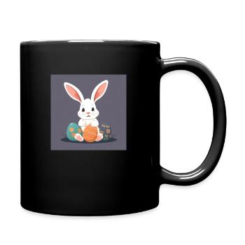 Osterzauber für dich - Tasse einfarbig - Schwarz - Rechts