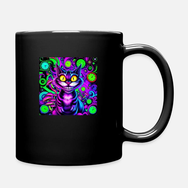 Neon Wonderland - Tasse einfarbig - Schwarz