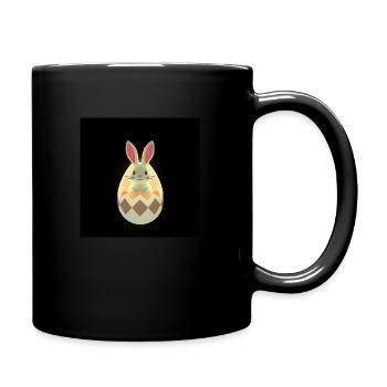 Osterfreude Pur - Tasse einfarbig - Schwarz - Rechts