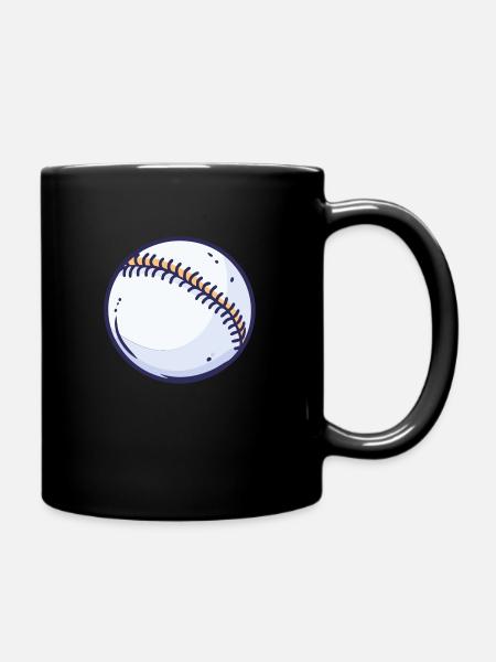 baseball - Full Colour Mug - black