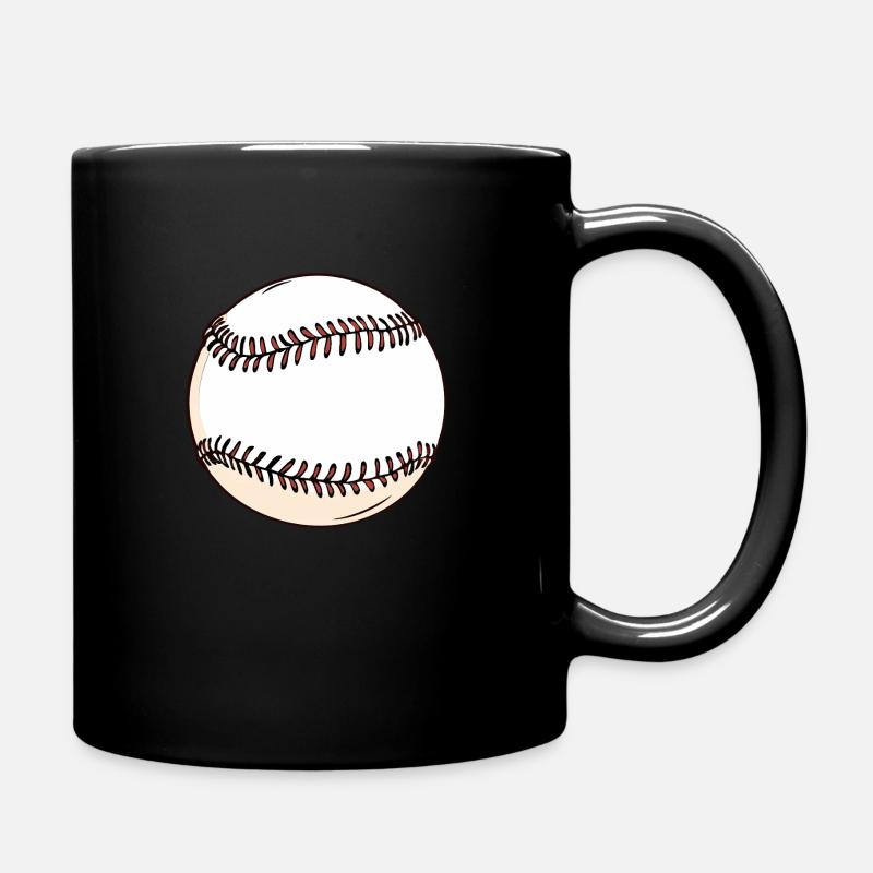 baseball - Full Colour Mug - black