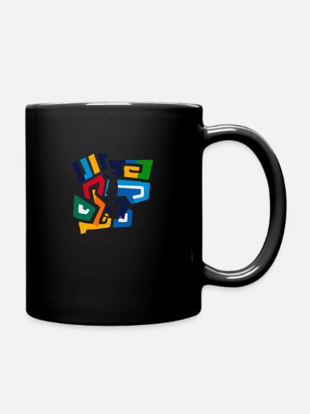 Skaten Skate - Tasse einfarbig - Schwarz