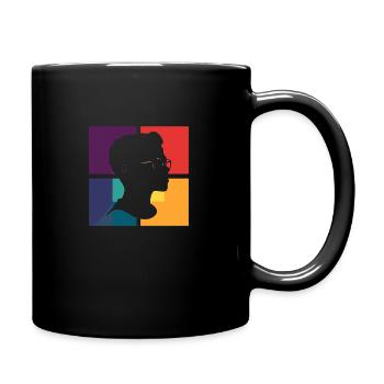 Bruder Verhaeltnis - Tasse einfarbig - Schwarz - Rechts
