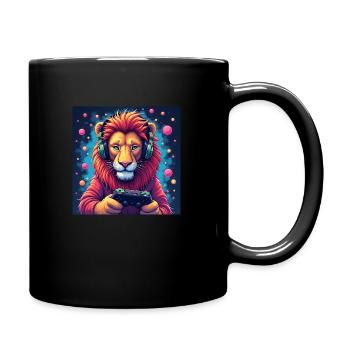 Gamer - Tasse einfarbig - Schwarz - Rechts