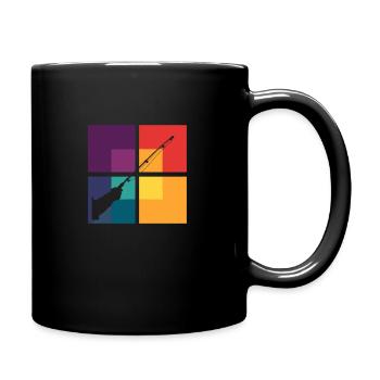 Pêche à l’aimant Lac de pêche - Mug uni - noir - Droite
