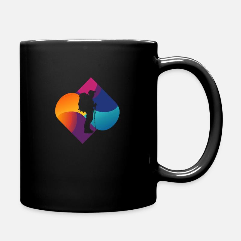 Randonnée Randonneurs Trekking - Mug uni - noir