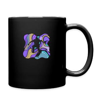 Skateboard Skate Skating - Full Colour Mug - black - Right
