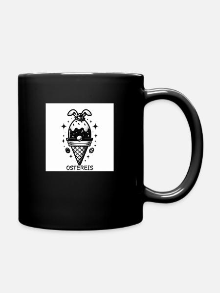 Ostern Eis - Tasse einfarbig - Schwarz