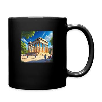 Parthenon - Full Colour Mug - black - Right