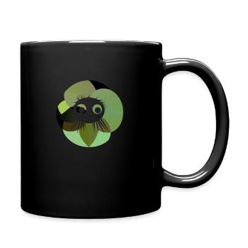 Vogelspinne Raubtier Giftig - Tasse einfarbig - Schwarz - Rechts