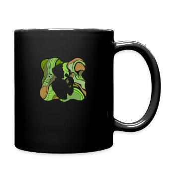 Chœur de chant karaoké - Mug uni - noir - Droite