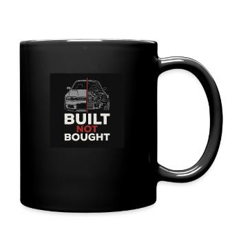 Built Car Design Tuning - Tasse einfarbig - Schwarz - Rechts
