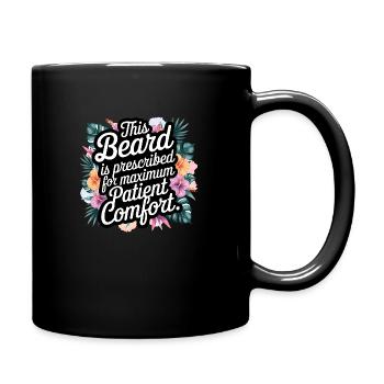 Bearded Nurse Shirt Male Nurse - Full Colour Mug - black - Right