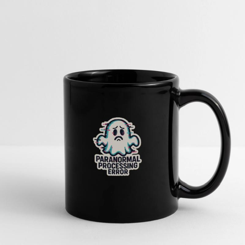 Paranormal Processing Error - Glitchy Ghost Tasse einfarbig