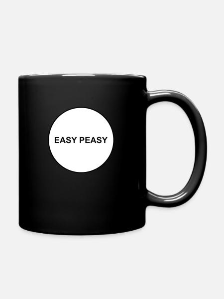 Easy Peasy - Tasse einfarbig - Schwarz