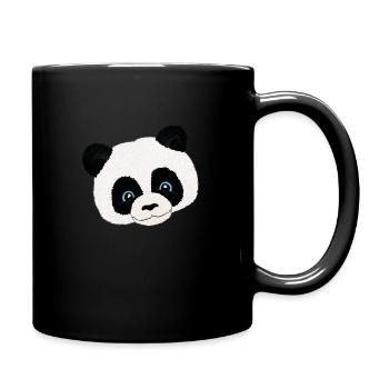 cute panda - Full Colour Mug - black - Right
