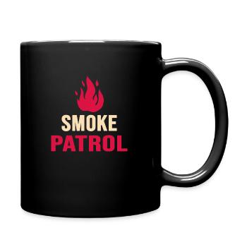 Grilling Grillmaster smoke grills BBQ charcoal - Full Colour Mug - black - Right