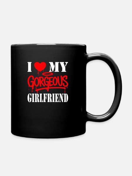 Gorgeous Girlfriend - Tasse einfarbig - Schwarz