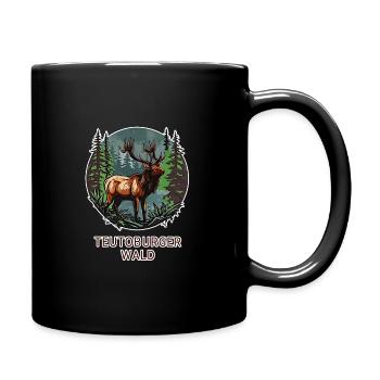 Teutoburger Wald - Tasse einfarbig - Schwarz - Rechts