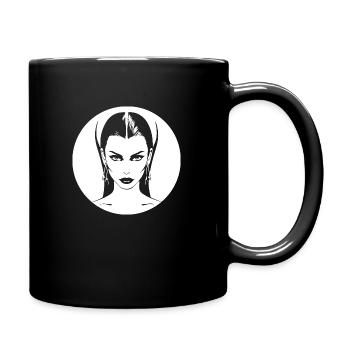 Vampire Femme Blanc - Mug uni - noir - Droite