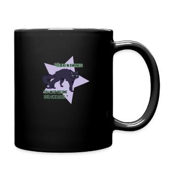 Shadowstar Shadowstar Warrior Cats cool cat - Full Colour Mug - black - Right