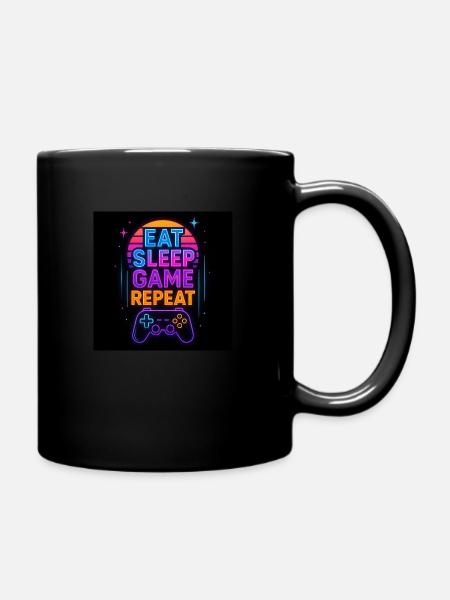 Gamer life - Tasse einfarbig - Schwarz