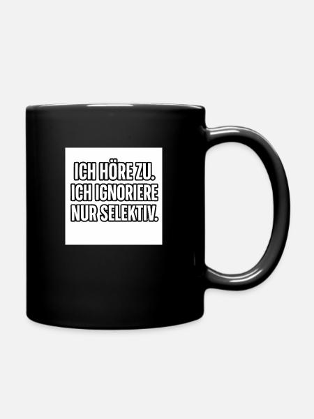 Selective Listening Mode - Tasse einfarbig - Schwarz