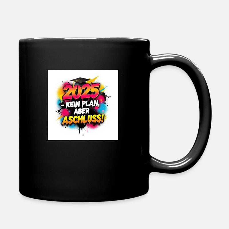 Stylish Graduation 2025 Design – Perfect - Full Colour Mug - black