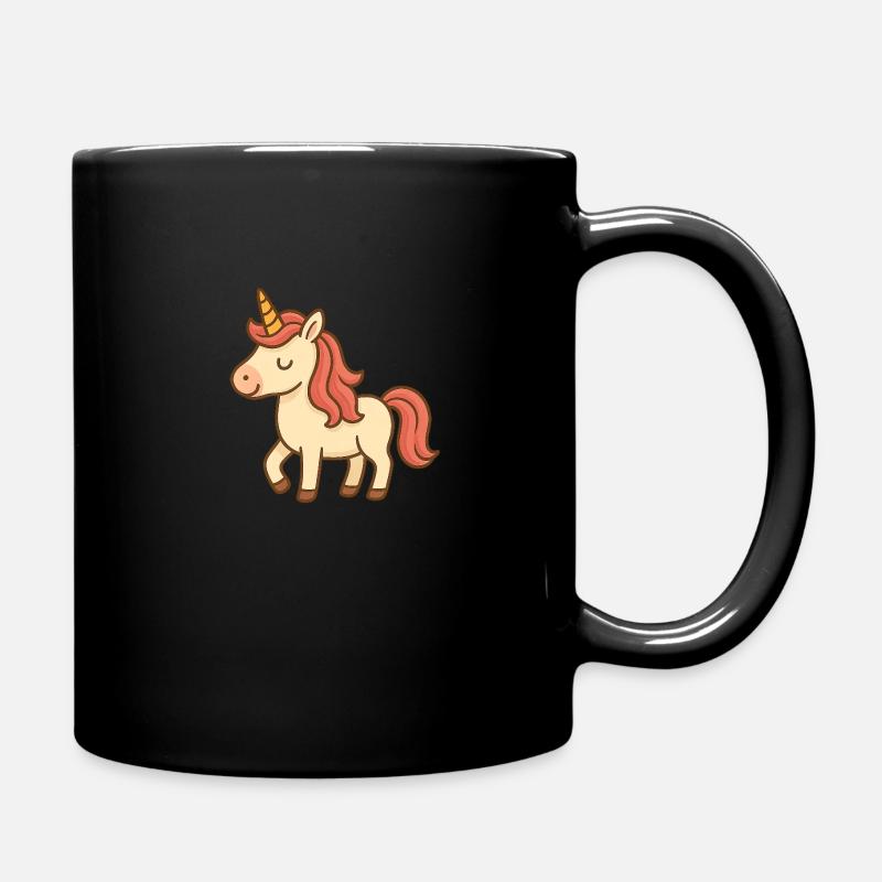 Unicorn - Full Colour Mug - black